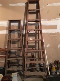 wooden ladders