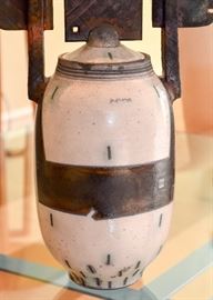 Japanese Raku Pottery Jar
