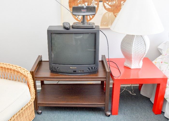 Vintage TV and TV Stand