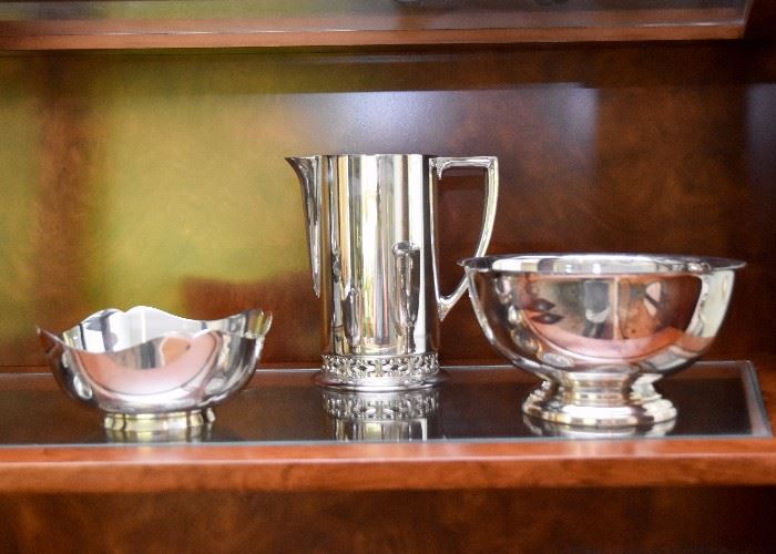 Silver Plate & Stainless Serving Pieces