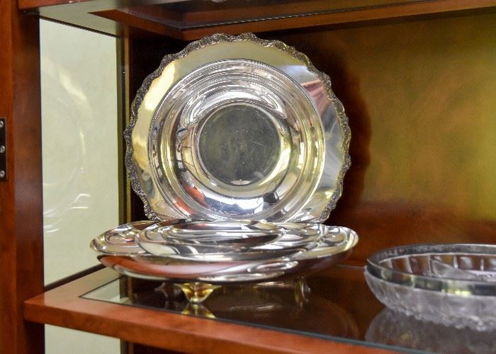 Silver Plate & Stainless Serving Pieces