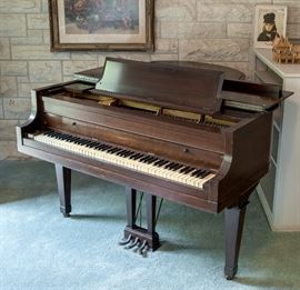 1920's Harrington Baby Grand Piano - Cabinet in Excellent Condition (5'3" Serial #G68051) 2,250.00