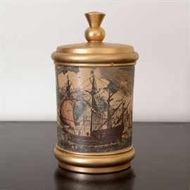 Florentine Gilt Tobacco Jar 19.50