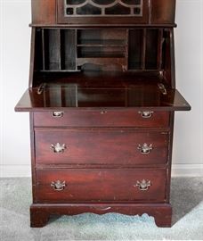 1930's Glass Front Secretary 225.00