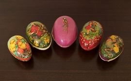 Antique Paper Mache Easter Eggs 19.50 each