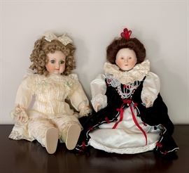 Franklin Heirloom Girl Dolls 57.00 each