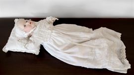 Franklin Heirloom Baby Doll w/Pillow 57.00