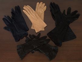 Vintage Women's Leather/Suede/Lace Gloves