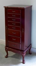 8-Drawer Jewelry Cabinet w/Mirror 225.00