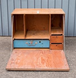 Handmade Travel/Camping Trunk 60.00 | Sears 2-Burner Camp Stove 22.50