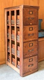 Antique 4-Drawer Oak File Cabinet (as is) 225.00
