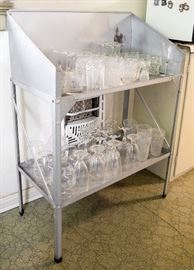 Industrial Galvanized Tin Kitchen Work Table 75.00