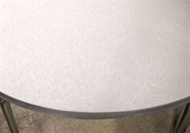 Vintage 1950's Chrome & Formica Table w/Leaf (47.5"x30") 225.00