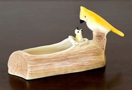 Vintage Yellow Bird Planter 12.00