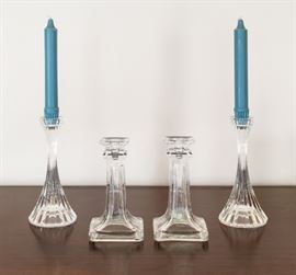 Glass Candlestick Holders 24.00 each