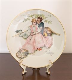 Norman Rockwell Plate (10") 9.00