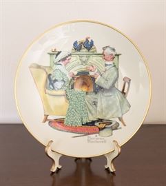 Norman Rockwell Plate (10") 9.00