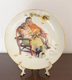 Norman Rockwell Plate (10") 9.00