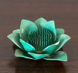 Green Lotus Flower Frog 7.50
