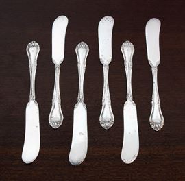 Silver Plate Place Butter Knives 18.00 set of 6
