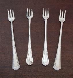 Silver Plate Cocktail Forks 6.00 per set of 2