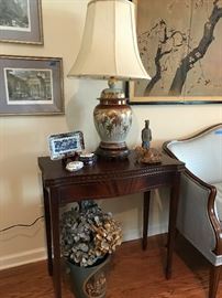 Flip top antique table - gorgeous!