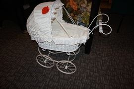 White doll carriage from Marshall Fields Display Window