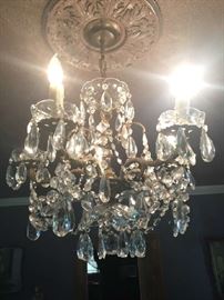 Imported French crystal chandelier
