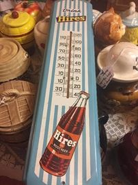 New old stock Hires Rootbeer thermometer