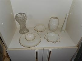 cut glass vase,Lenox