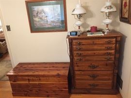 Vintage Chest of Drawers, Cedar Chest