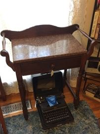 Victorian Washstand w/ Marble Top