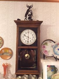 Vintage Regulator Wall Clock