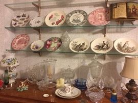 Collectible Plates, Depression Glass, 