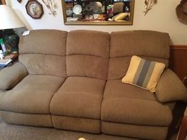 Sofa w/ Twin Recliners, 