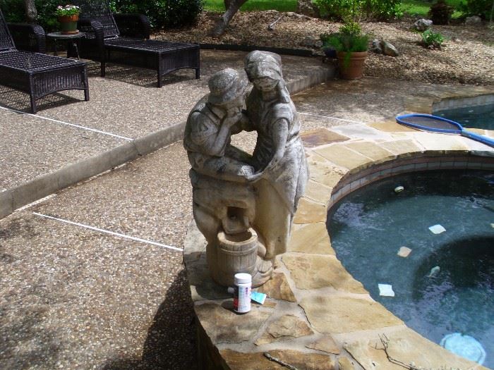 Boy and Girl statue