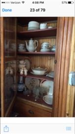 Antique dishes and China