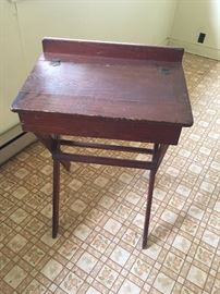Vintage school desk