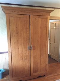 Beautiful wormy chestnut storage/armoire (VERY LARGE)