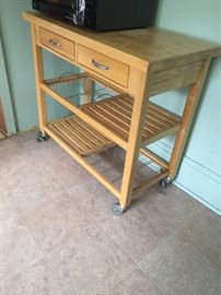 Rolling kitchen storage/table/prep site