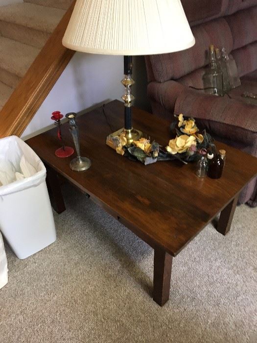 side table & lamp