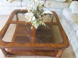 Glass top Coffee tbl