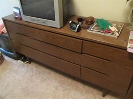 Mid Century Triple Dresser