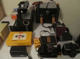 Cameras and projector