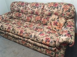floral sofa