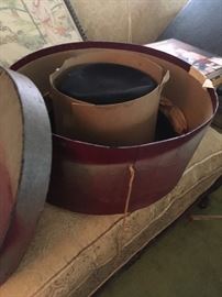 vintage hat & box