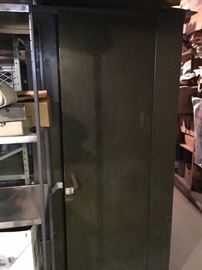 old metal cabinet