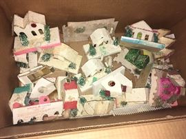 vintage Xmas houses by GE