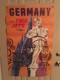 25" x 40" original vintage