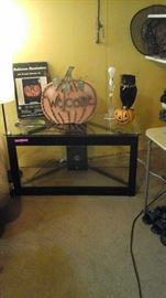 Glass tv stand